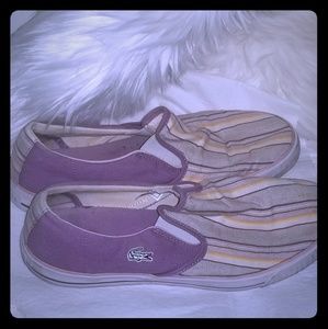 Lacoste slip on's